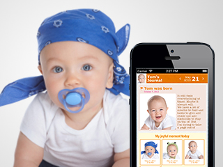 Share baby’s progress with family and friends